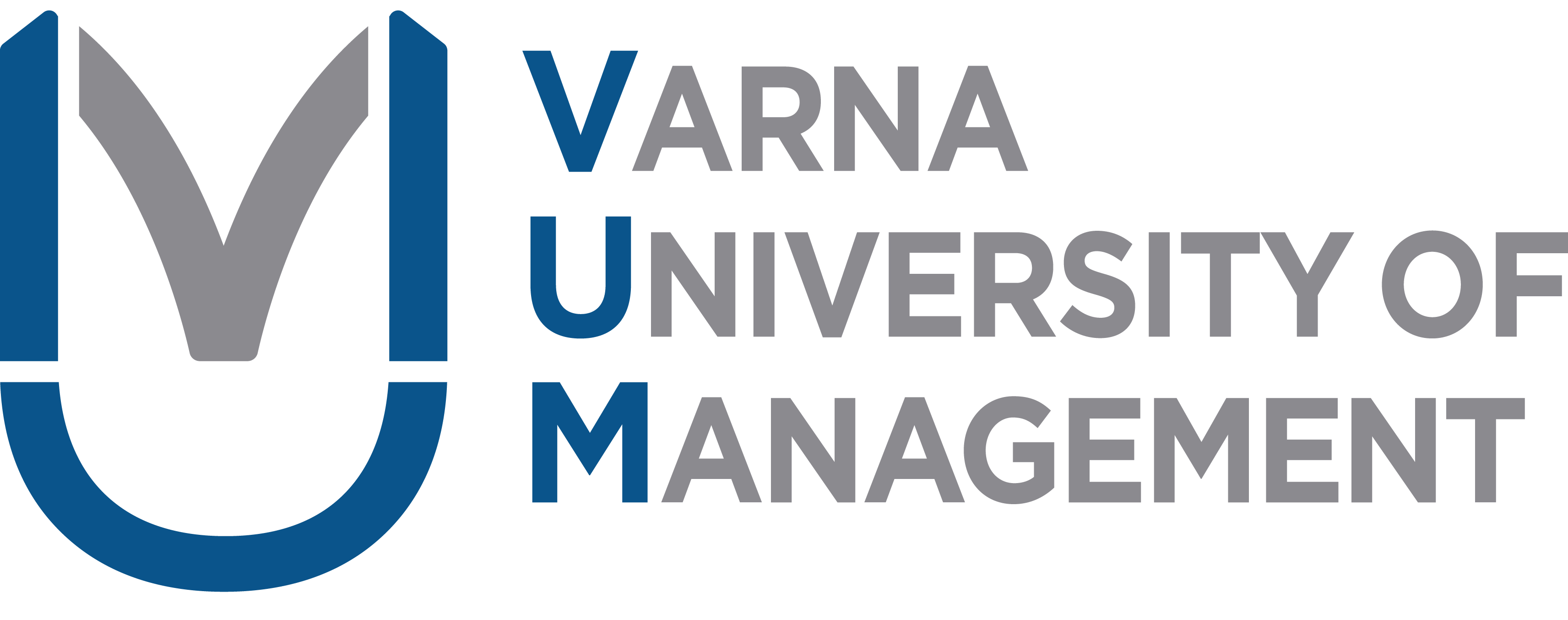 VUM logo eng grey