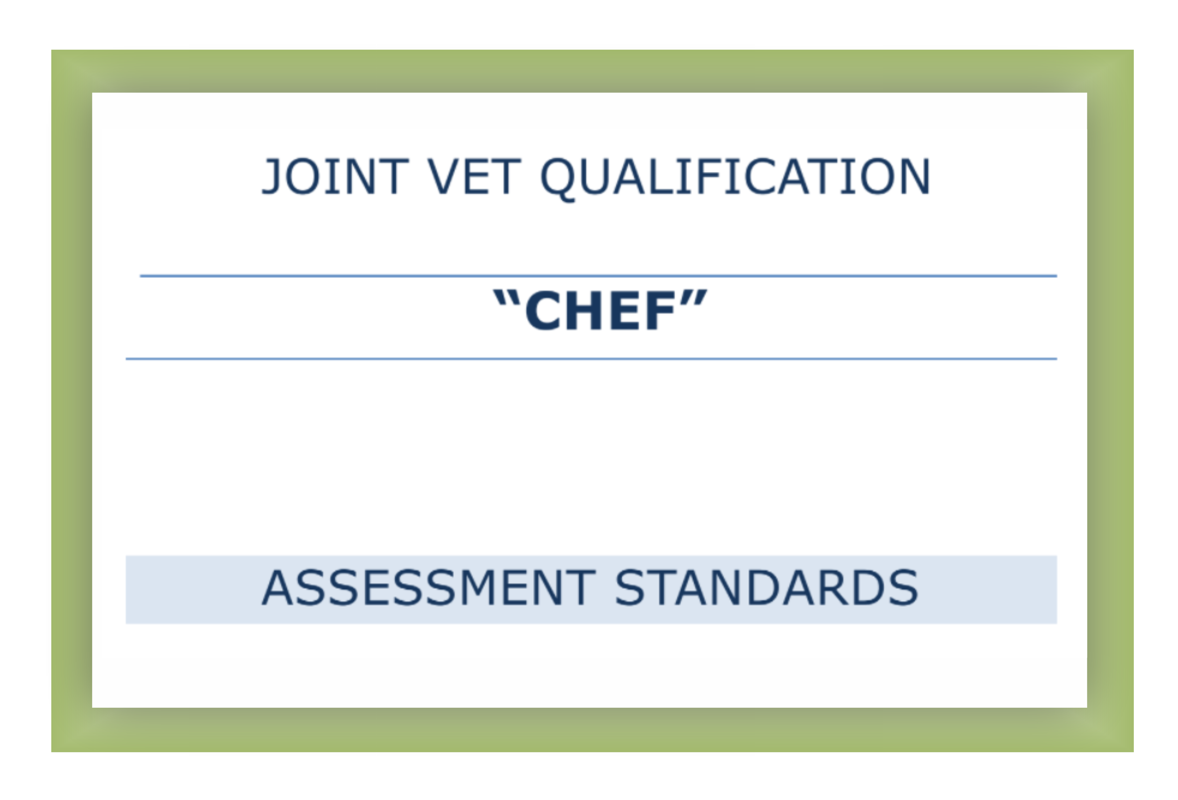 Assessment standards