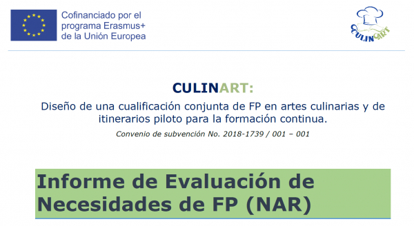 Informe de Evaluación de Necesidades de FP (NAR)